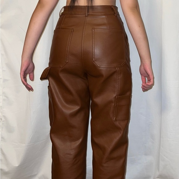 Vegan Leather Pants from Aritzia. - Picture 2 of 3